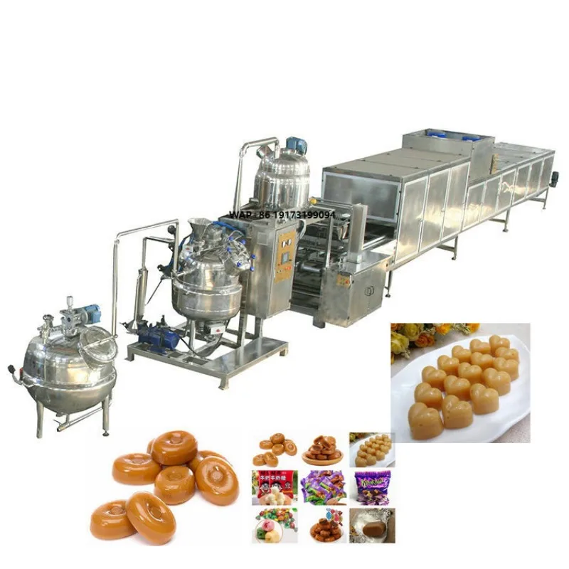 Full Automatic Soft Candy Making Machines Caramel Toffee Candy Depositing Production Line with CE Certificate