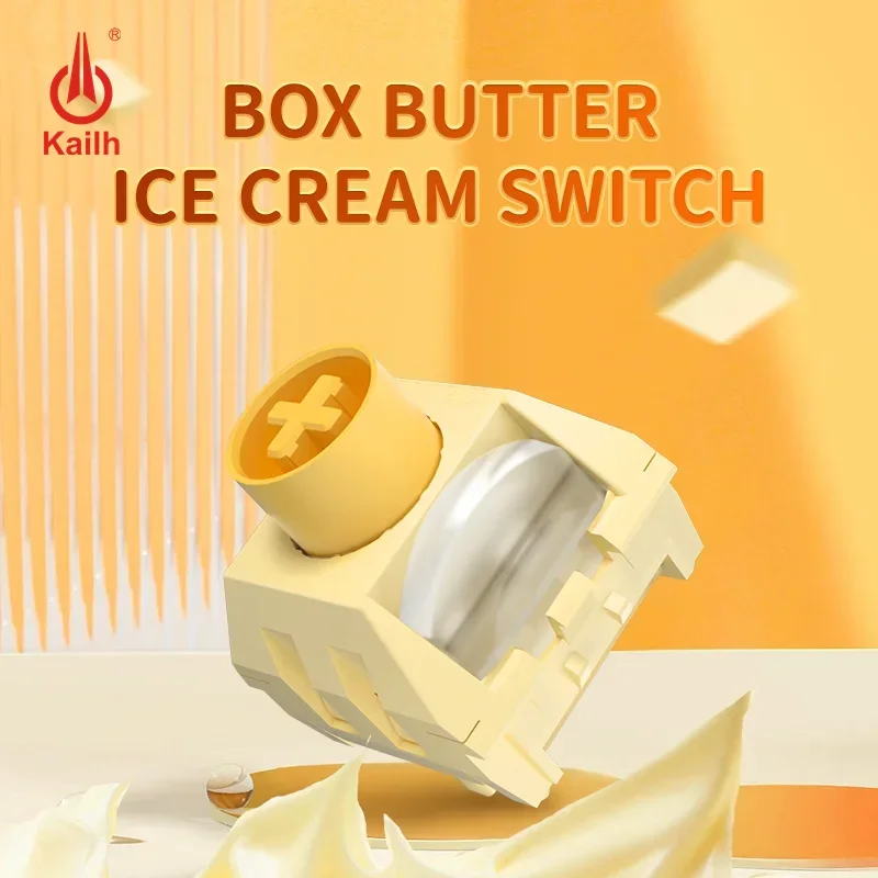 

Kailh Box Butter Ice Cream Keyboard Switch PRO Mechanical Keyboard Keyboard Switch for Computer Game 5Pin