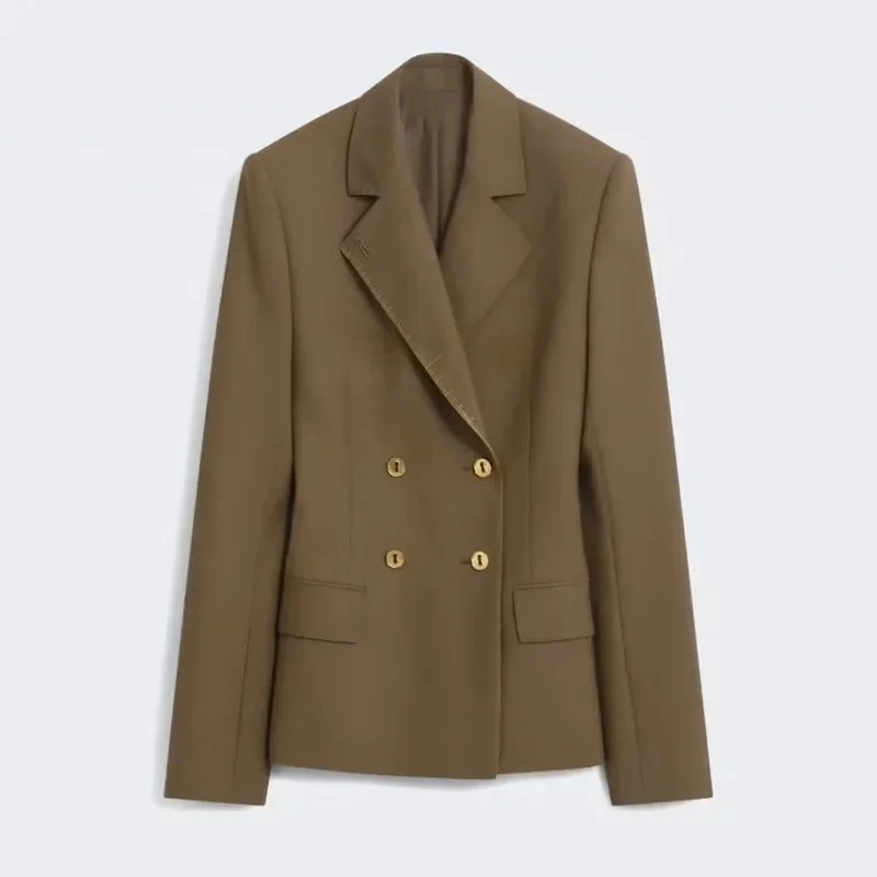 Veste de costume élégante coupe ajustée automne