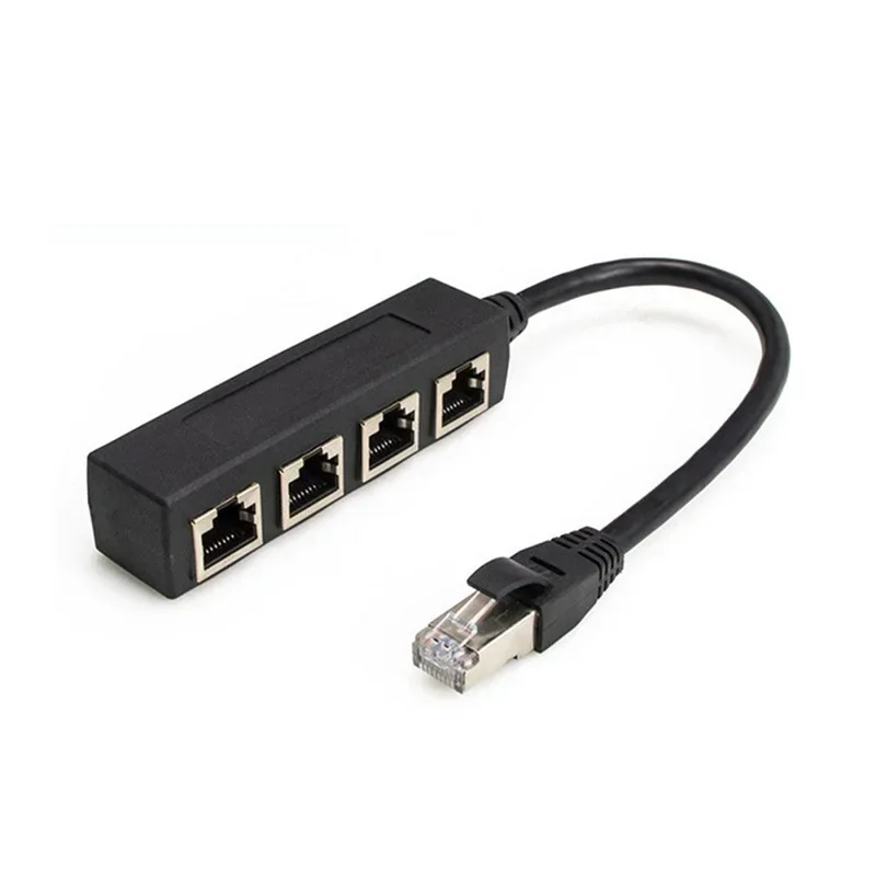 RJ45 Ethernet Cable Splitter Network Adapter,Ethernet Splitter Cable Suitable Super LAN Ethernet Connector Adapter Cat 6