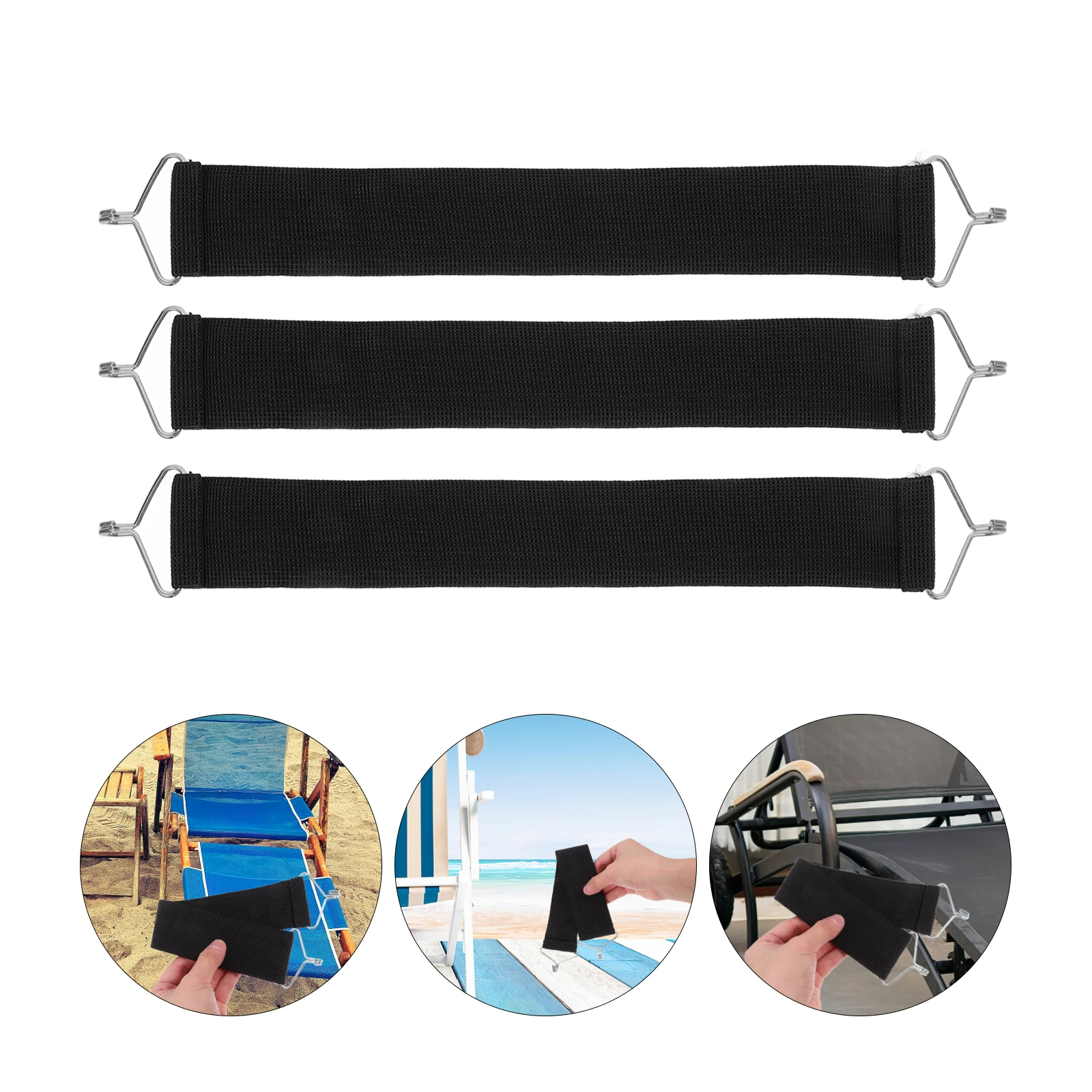 

3pcs Reinforcement Belts Thick Chair Straps Anti Break Repair Kit Camping Balcony Replacement Parts Foldable