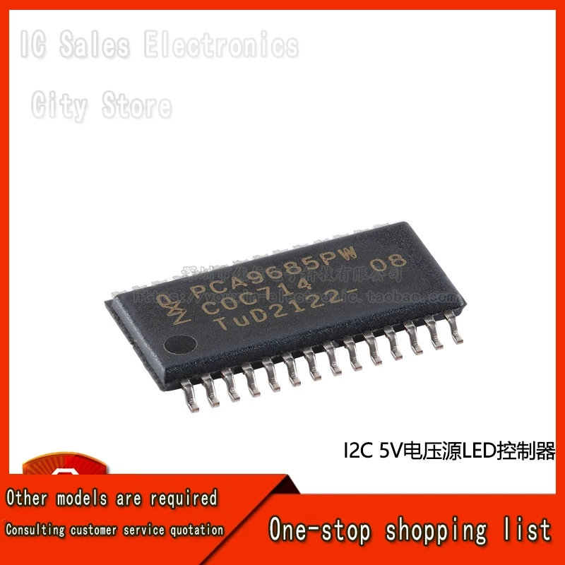 Original authentic PCA9685PW,118 TSOP-28 I2C 5V voltage source LED controller chip