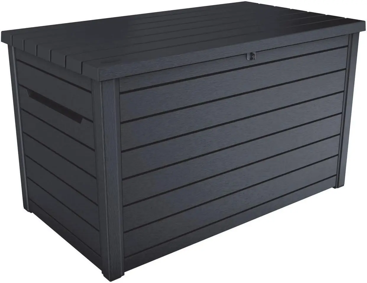 Koll Living Auflagenbox/Kissenbox Goliath XXL 870 Liter Farbe: Graphit l 100 % Wasserdicht l mit