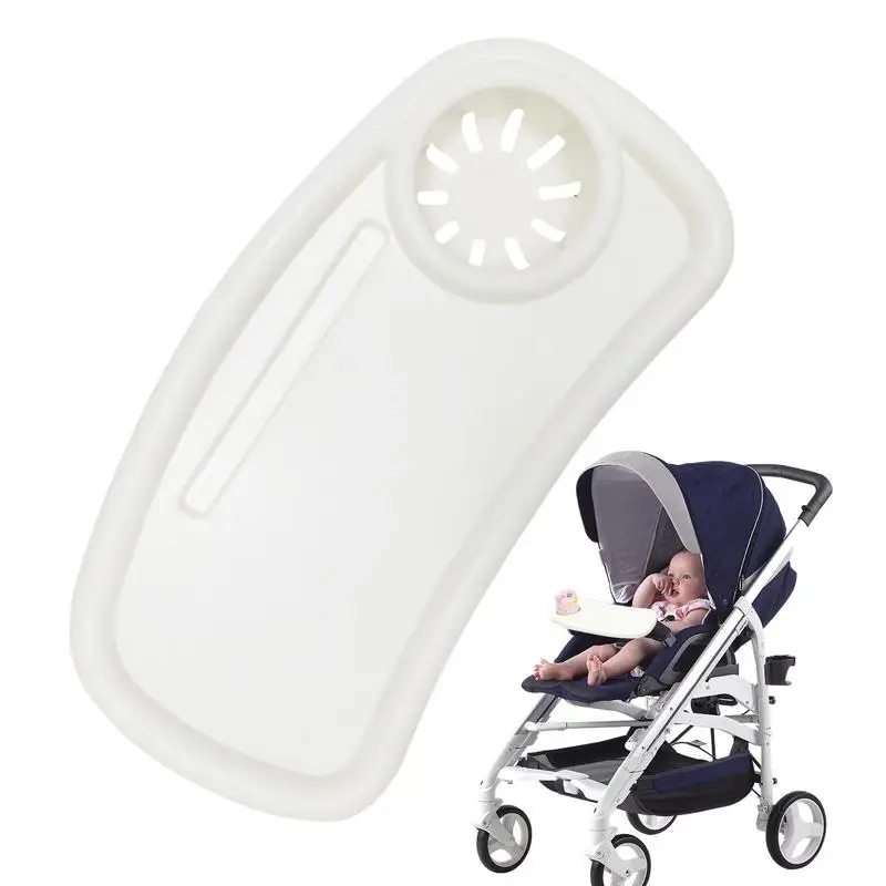 Bandeja Universal para cochecito de bebé, soporte multifuncional para aperitivos con portavasos y soporte para teléfono, accesorios para cochecito