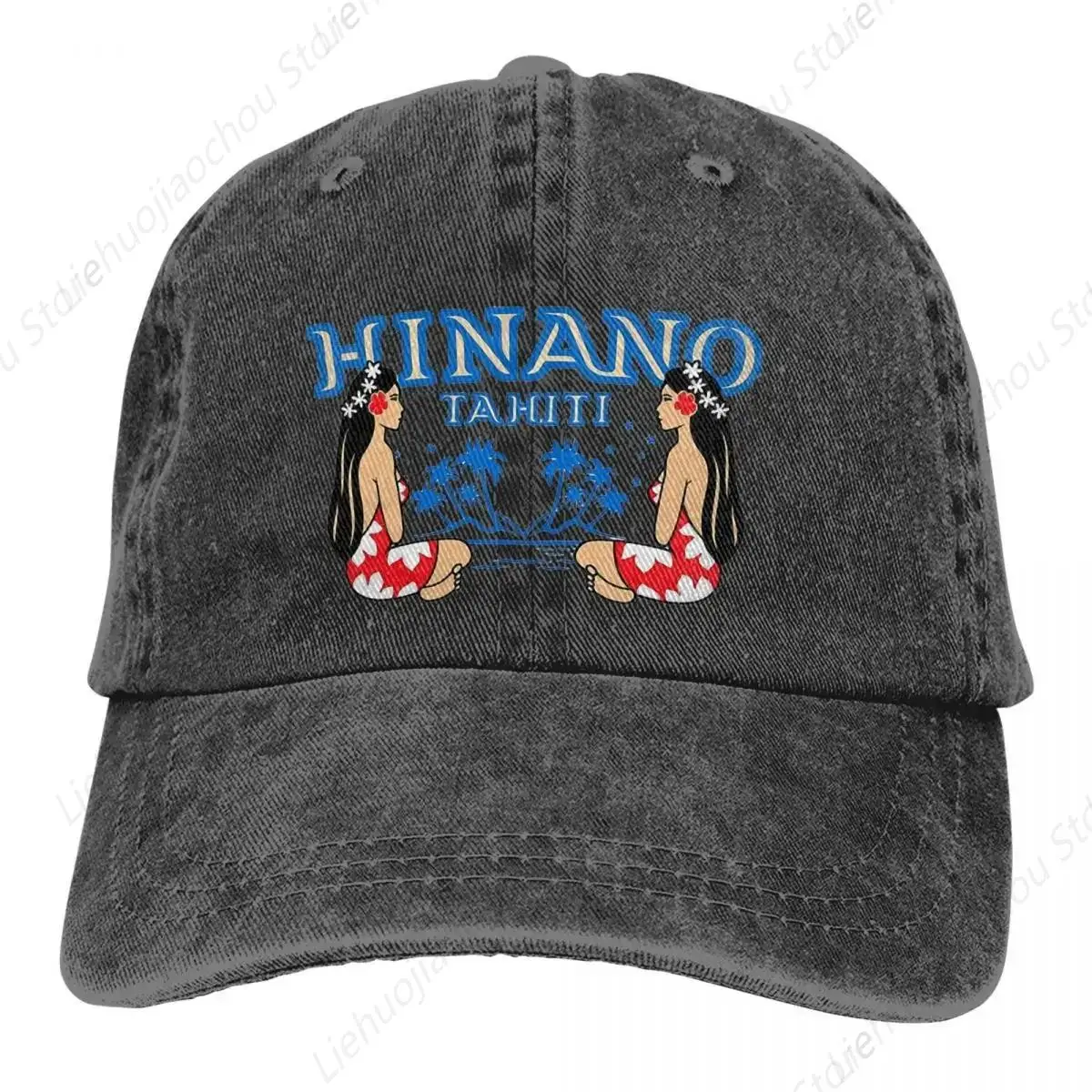 Pure Color Dad Hats Tree Women's Hat Sun Visor Baseball Caps Hinano Tahiti Beach Leisurely Peaked Cap