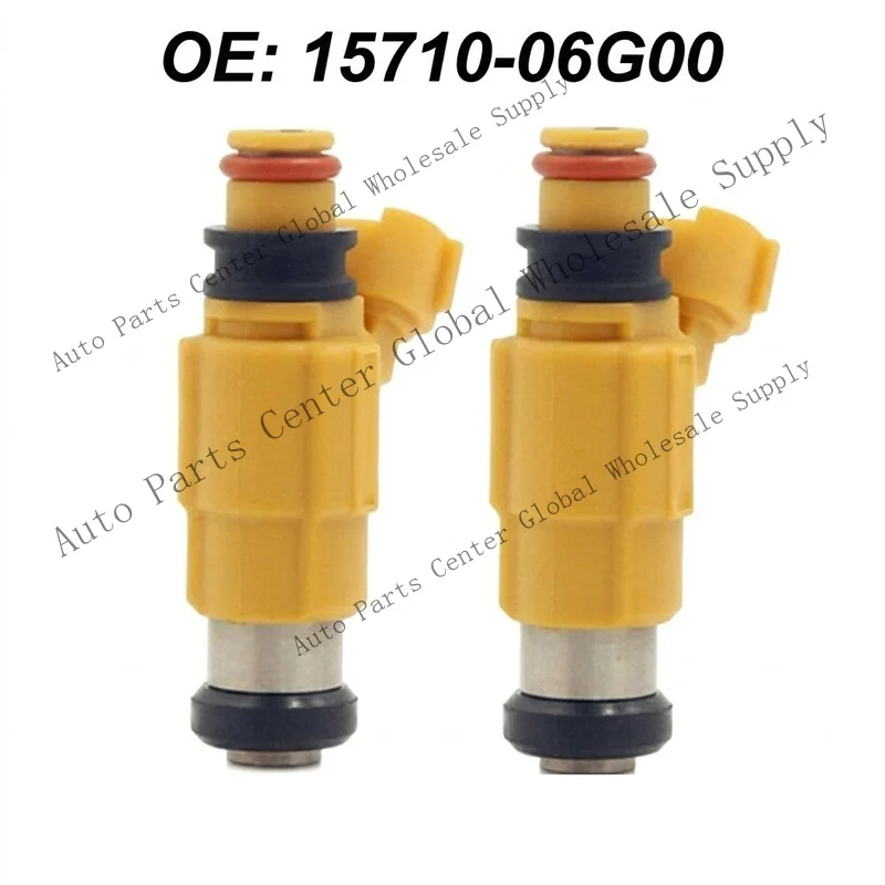 L+ 2pcs Fuel Injector Nozzle FOR  02-12 Suzuki VSTROM DL 1000 1571006G00
