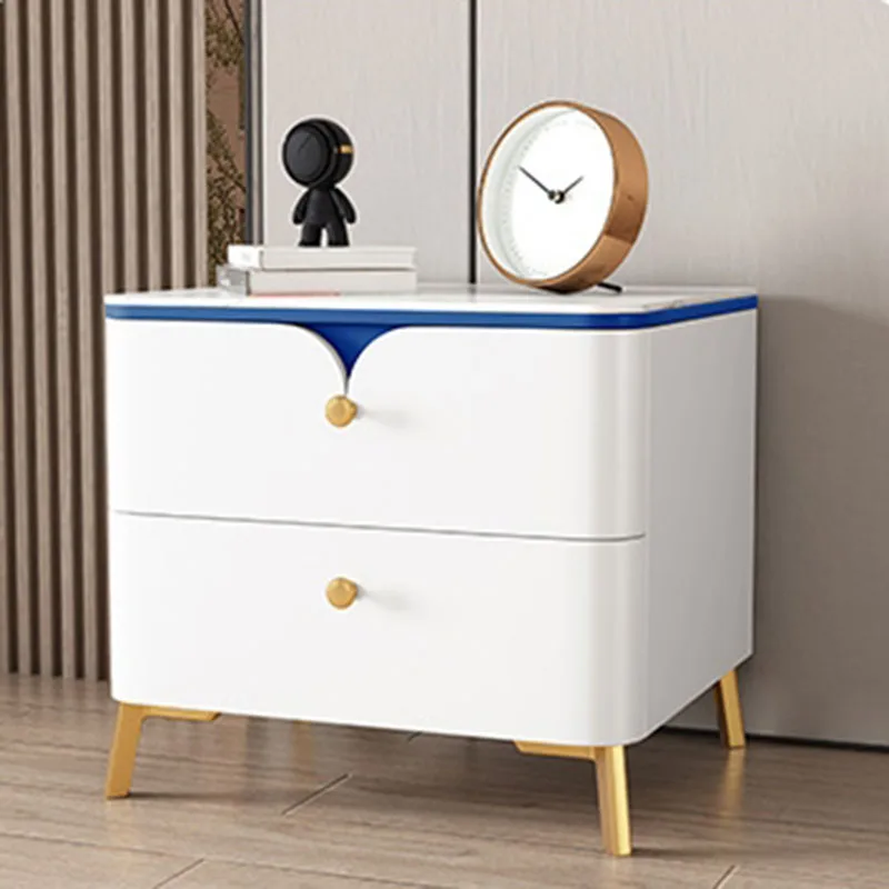 Modern Luxury Bedside Table Bedroom Frames Console Makeup Wooden Coffee Tables Drawers Mesitas De Noche Garden Furniture Sets