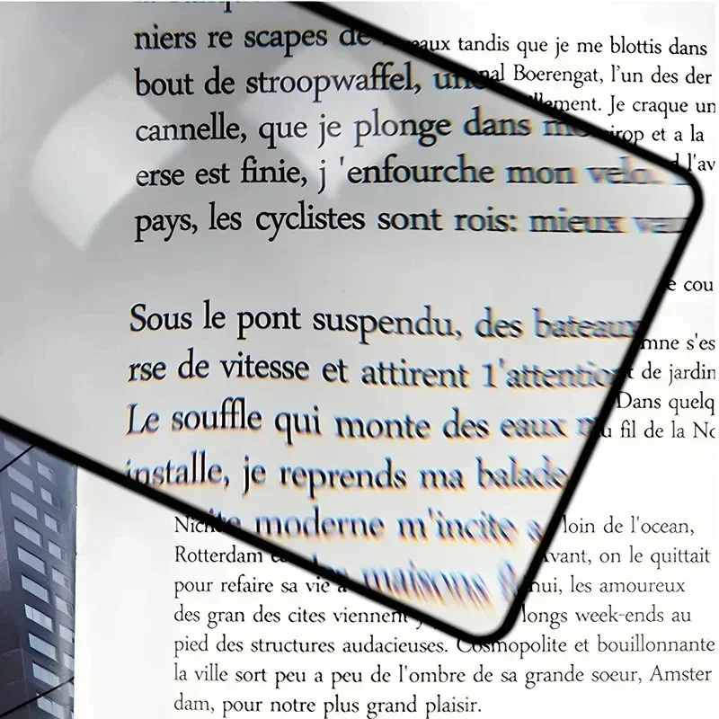 Large Sheet Reading Aid Lens for Books Documents Full Page Magnifying Glass