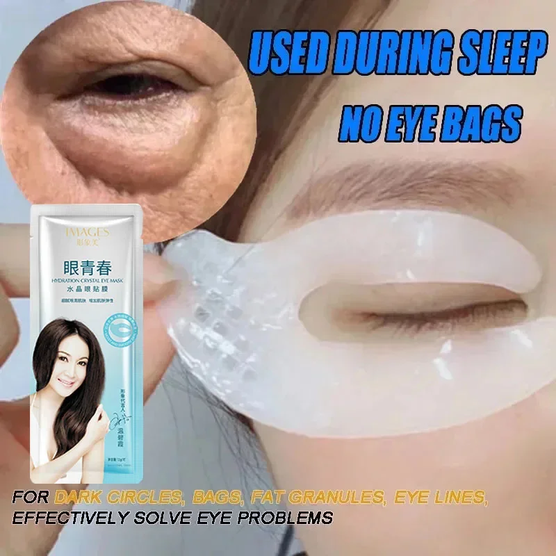 Masque pour les yeux au collagène déformable, élimine les patchs pour les yeux, raffermissant, lifting, estompe les ridules, acide hyaluronique, hydratant, lisse, soins pour la peau