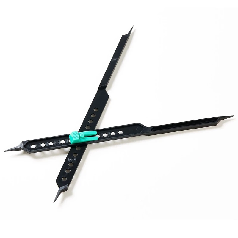 PWS Ruler Art Drawing Ruler Multifunctional Drawing Ruler Proportional Distributor Adjustable Size DIY Drawing Tool