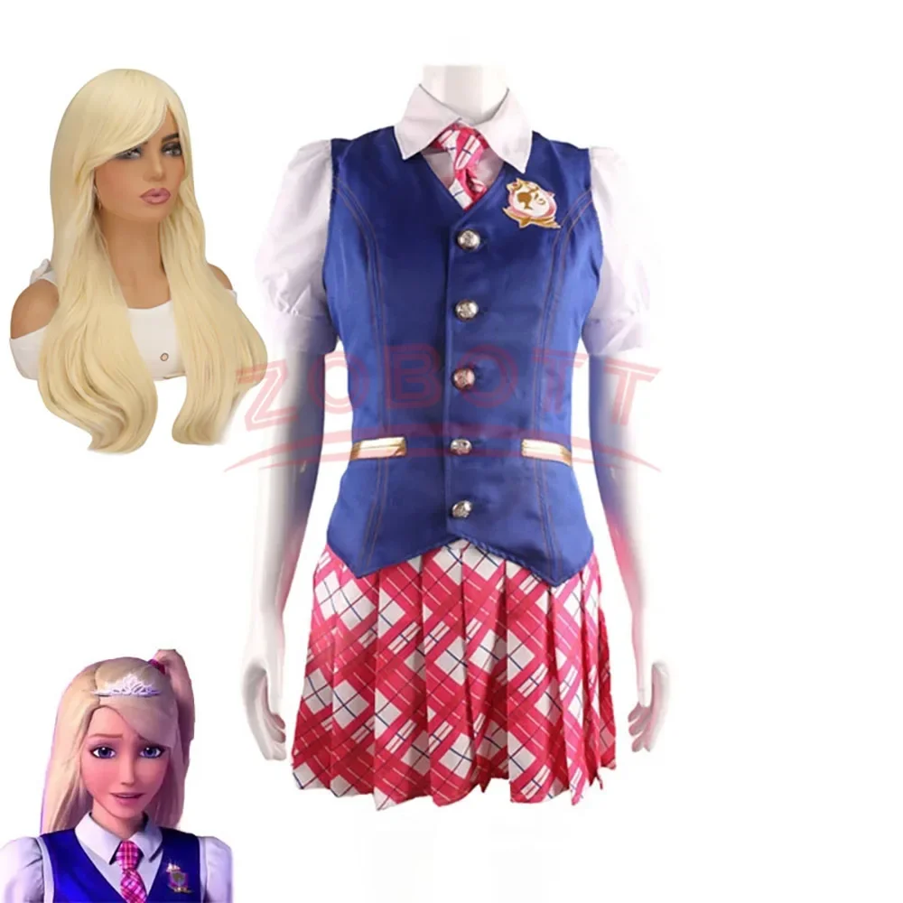 In Stock Anime Princess Charm School Sophia Blair Willows Girl JK Uniform Skirt for Adult Cosplay Costume Lolita Dress