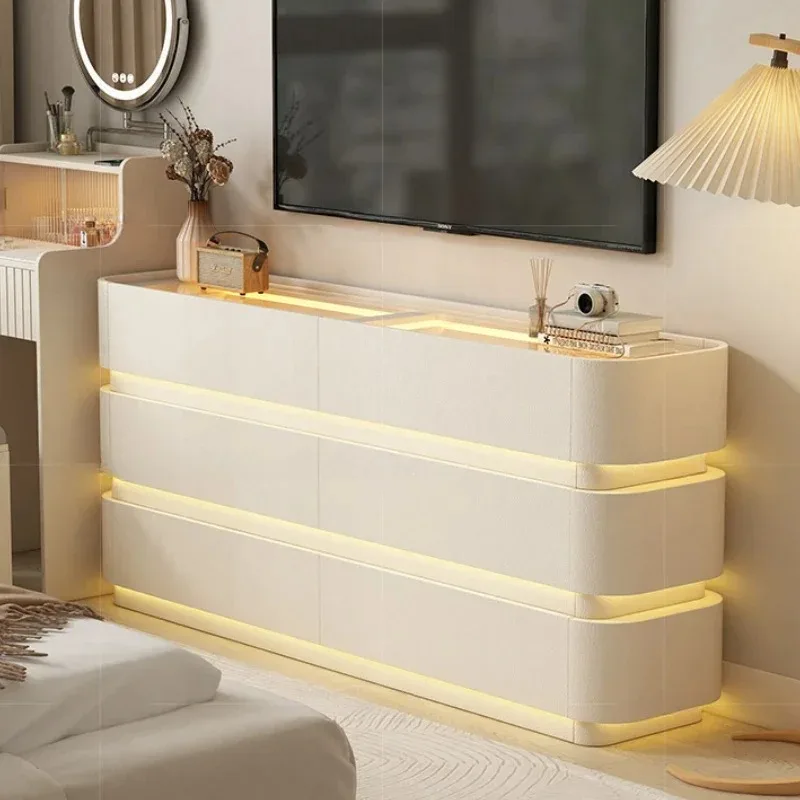 

White Beauty Living Room Cabinets Wooden Modern Space Saving Storage Display Cabniet Salon Drawers Vetrina Soggiorno Furniture