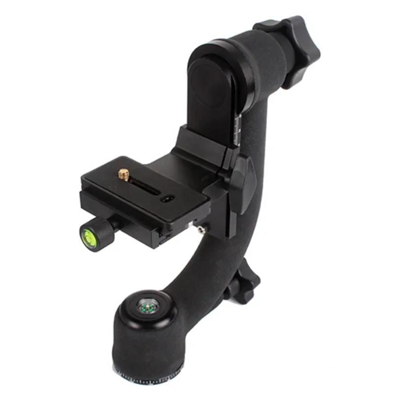 

360-градусная панорамная штативная головка для цифровой зеркальной камеры Nik-on Ca-non S-ONY Samsung с быстросъемной пластиной, пузырьковый уровень