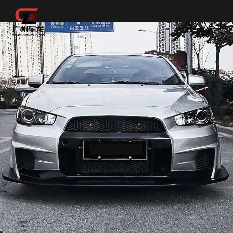 Car bumper vari Style Front bumperLip For Mitsubishi Lancer 2009-2015 Auto Bodykit Parts Exterior Accessory Factory direct