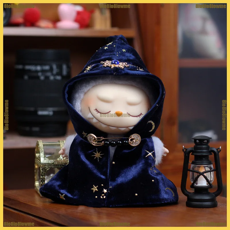 New Augur Labubu Clothes Cute Tarot Card Reader Cloak Set Mini Plush Doll Clothing Fashion Doll Accessories Gift