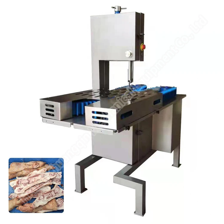 Pig's Feet Splitting Machine Pettitoes Veal Beef Feet Lamb Feet Half-Split Bandsaw Sawing Bone Saw Meat Cut ting Machine