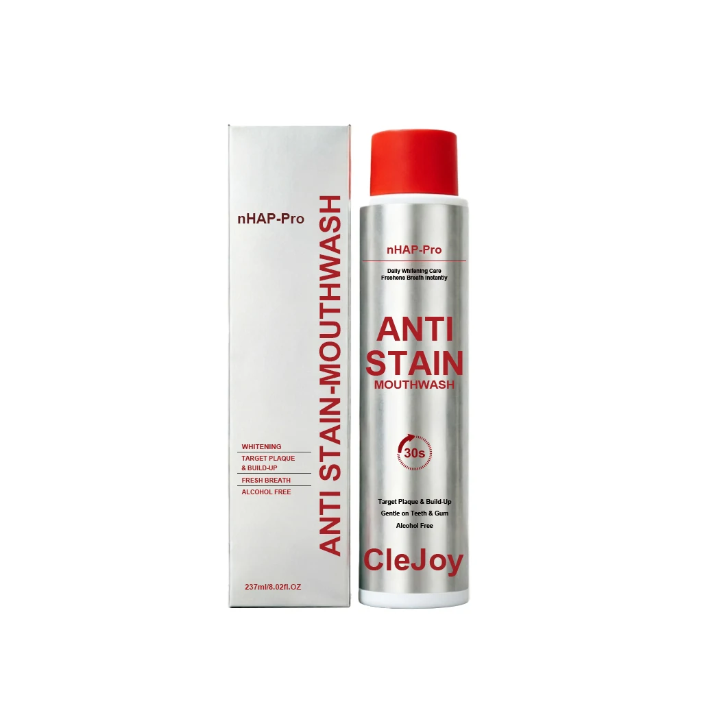 237ml Whitening Stain Mouthwash Improve Odors Bad Breath Eliminator White Teeth Care Fresh Breath Deep Cleaning Mouth Rinse