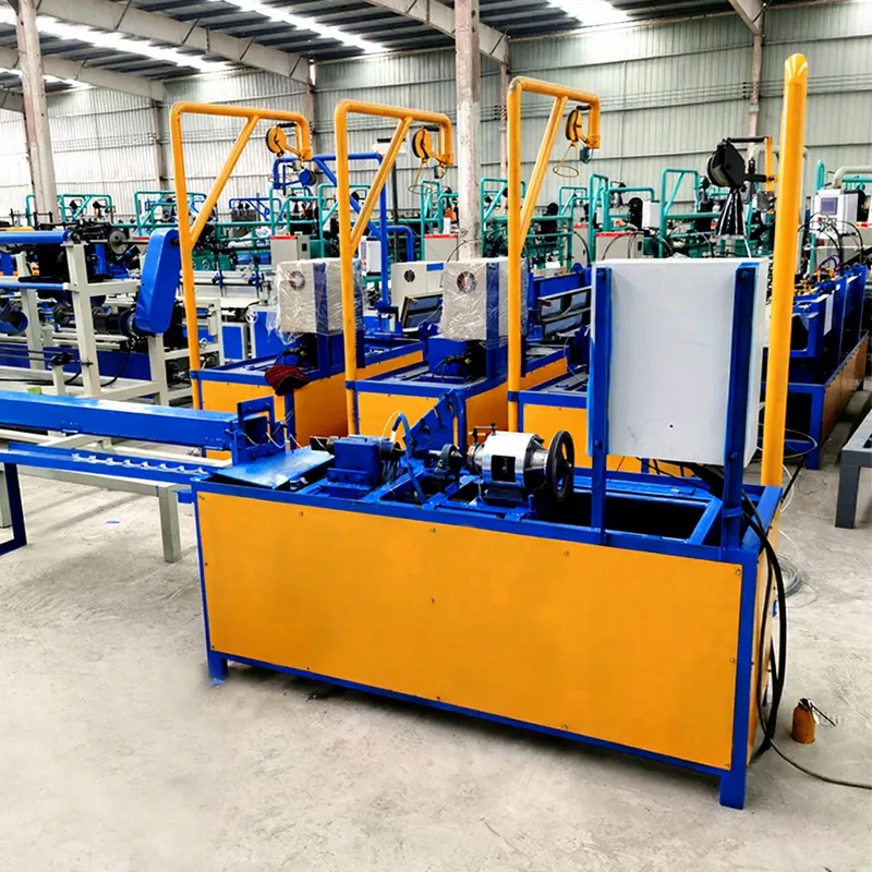 Diamond Chain Link Fence Making Machine Semi‑Fully Automatic PLC Control Manual Operated