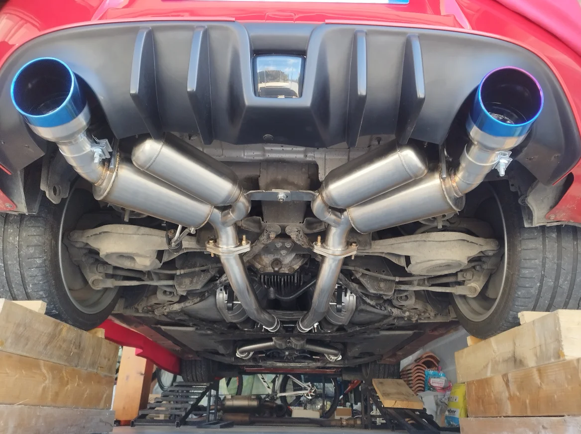 Suitable for Infiniti G37 Two Door COUPE 3.7 2009-2013 Combustion Tip cat Back Exhaust System Performance Exhaust