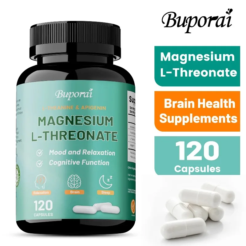 

Magnesium L-Threonate Complex - Helps Enhances Memory, Concentration and Cognition, Supports Brain Health, Improve Sleep Quality