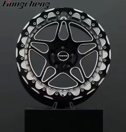 New model of 26 15x10  5x120 45 Offset Racing Wheels Beadlock Forged Wheel Sopke Design Rim for  M2