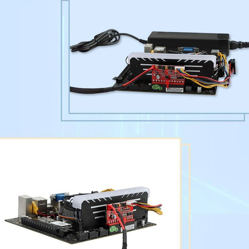 DC ATX PSU PICO-BOX 12V 160W Pico ATX interruptor pico PSU 24Pin MINI ITX DC a coche ATX PC fuente de alimentación ordenador de entrada amplia