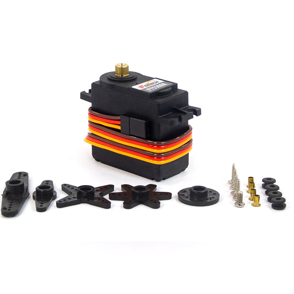 Feetech FT5309R 9kg Torque 6V 360 Degree Continuous Rotation Copper Gear Digital Servo Motor for 1/8 1/10 RC Car Boat Robotic
