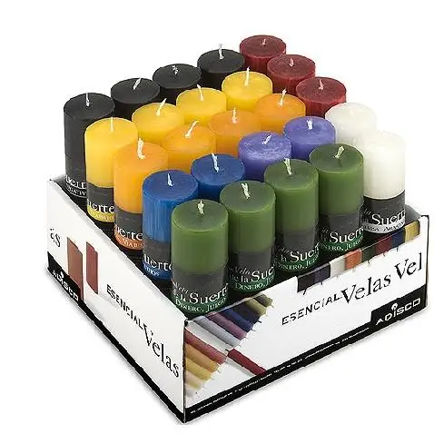 Vela de la Suerte Perfumada Adisco 19cm X 5cm - Atrae Circunstancias Positivas