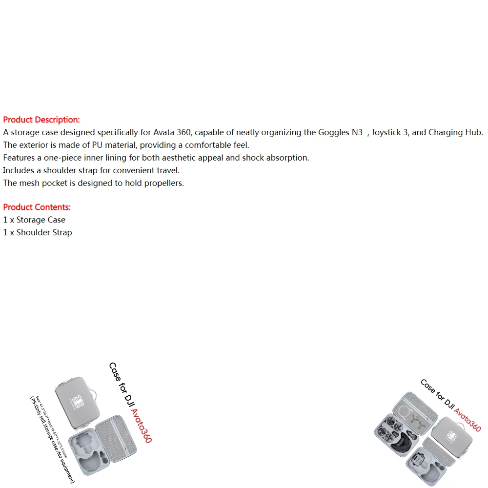 

Чехол для DJI Avata 360 Goggles N3, сумка-переноска для хранения, дорожный кейс для дрона Avata 360, зарядного хаба, RC Motion3