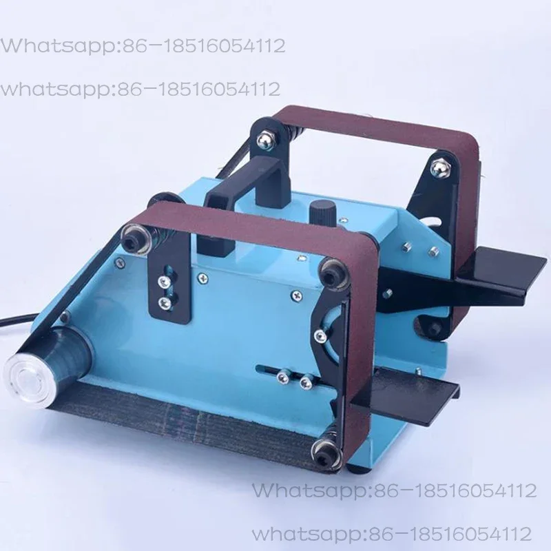220V 950W Desktop Double-axis Belt Machine Electric Sander Polishing Grinder Household Sanding Grinding Machine