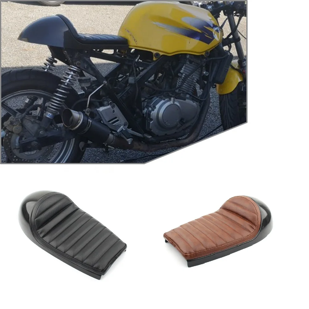 Motorbike Cafe Racer Seat Retro Seat Pan Base Vintage Cushion Scrambler Saddle For Honda CB CL For BMW R For Suzuki For Ducati