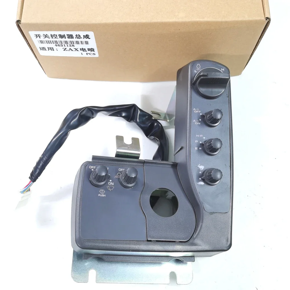 Throttle Controller Panel Switch 4631128 02617D1706 for Hitachi ZX200-3 ZX240-3 ZX330-3 Excavator Wiper Light Knob Assembly