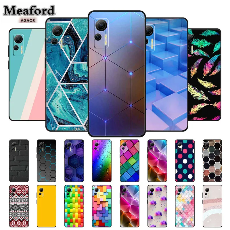 Colorful Phone Cases for Ulefone Note 14 TPU Soft Silicone Black Phone Cover for Ulefone Note 16 pro Pink Lovely Cute Funda