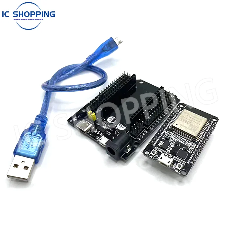 ESP32 WiFi + Bluetooth 4.2 BLE NodeMCU Development Board with USB Cable Compatible with Arduino for IoT Projects