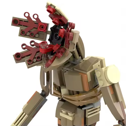 MOC Demogorgon Monster Building Blocks Strangered Things Vecna Clock Eleven Van Bricks Model Desktop ornament Toys Kid Gifts - Image 3