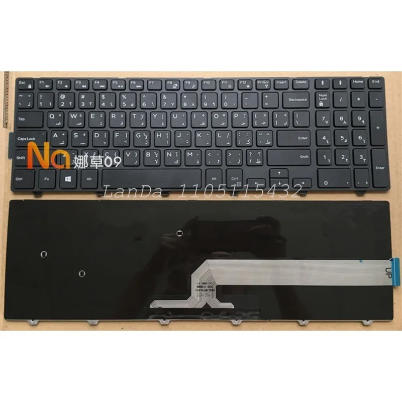 Replacement Keyboard for 15-5555 5552 5558 5559 5549 5557 5542 Laptops, Durable Full-size Layout, Responsive Keycaps, Easy Insta