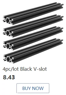 8 stücke Schwarz 3 Weg End Winkel Halterung Anschlüsse Für Europa Standard Aluminium Extrusion Profil 2020 Serie Buchse 6mm mit Schrauben – Detail 5