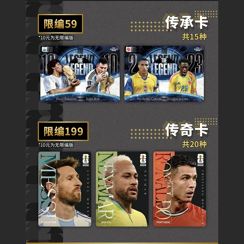 

Genuine Panini & Kayou Fifa World Cup 2026 Official Football Trading Cards Paper Collectible Card Box Football Fans Toy Gift