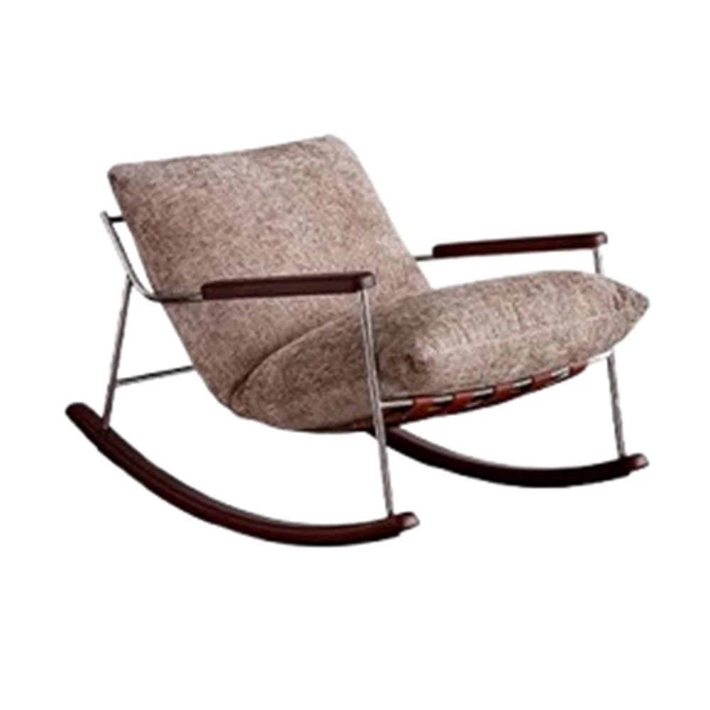 Footrest Arm Chairs Living Room Balcon Support Modern Rocking Chairs Nordic Design Articulos Para El Hogar Home Accessories