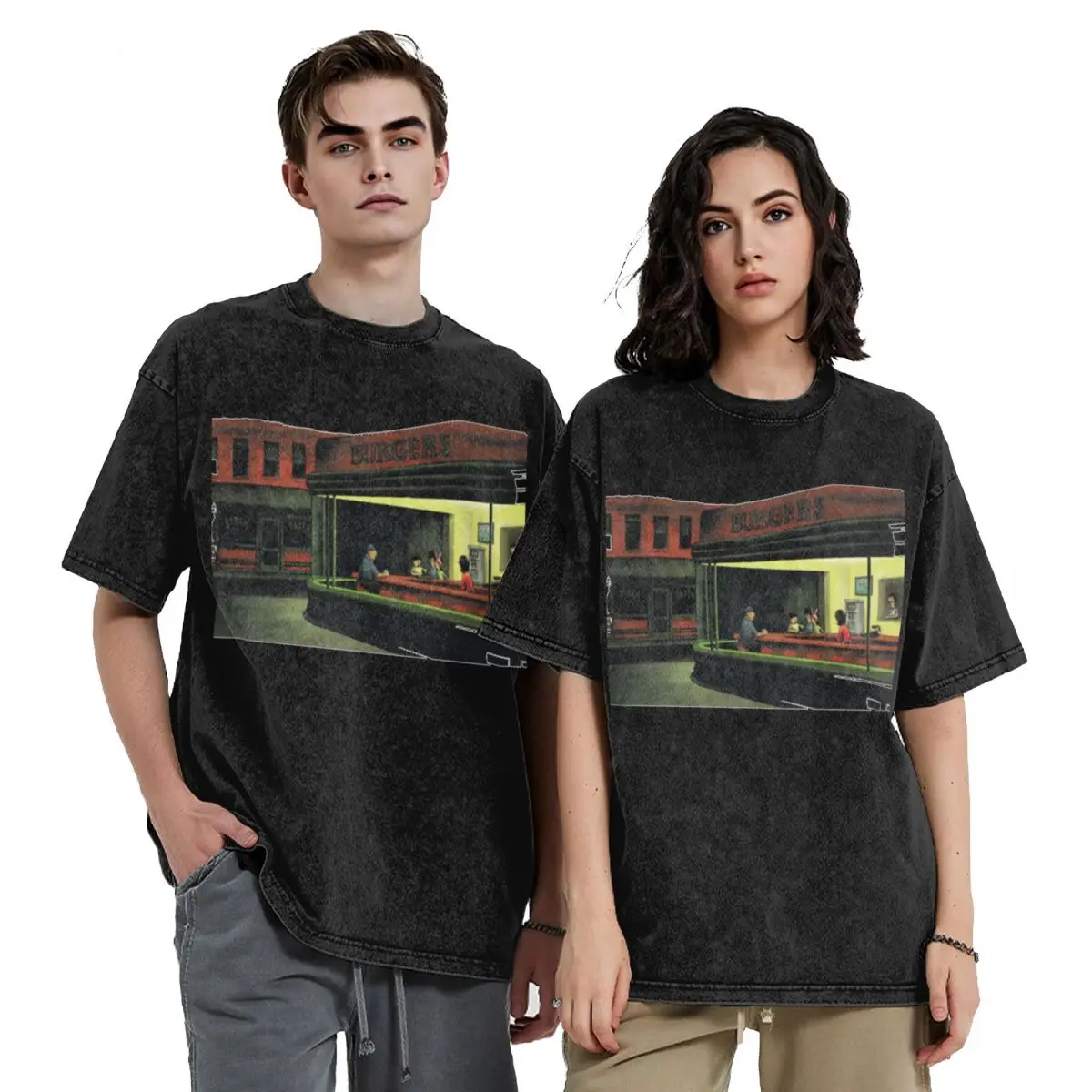 

Night Burgers T-Shirt Funny t-shirt shirts graphic plain mens t shirts pack