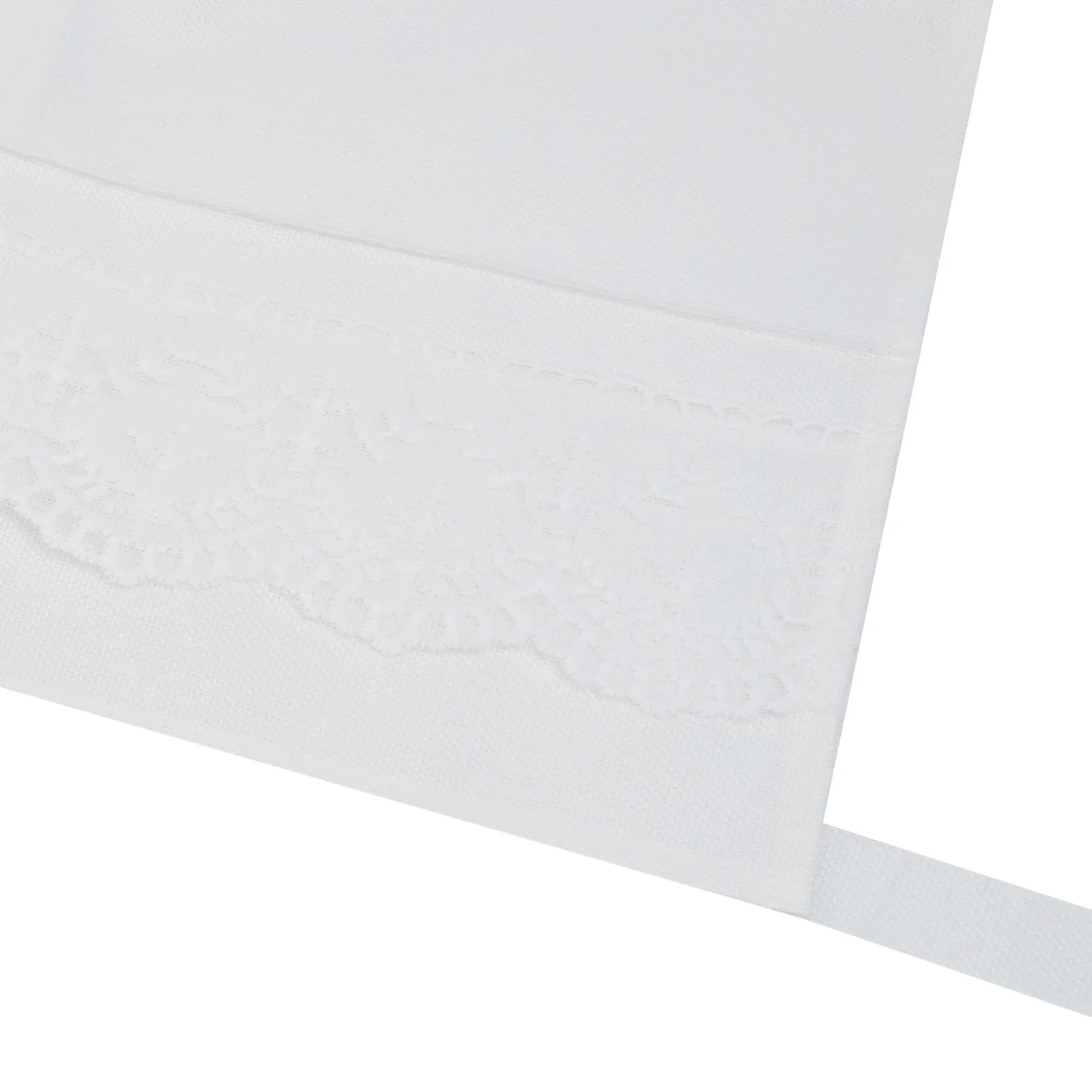 Lace-Enhanced Radiator Cover for Residential Central Heating Systems - Spun Linen Material Optimized for Thermal Management