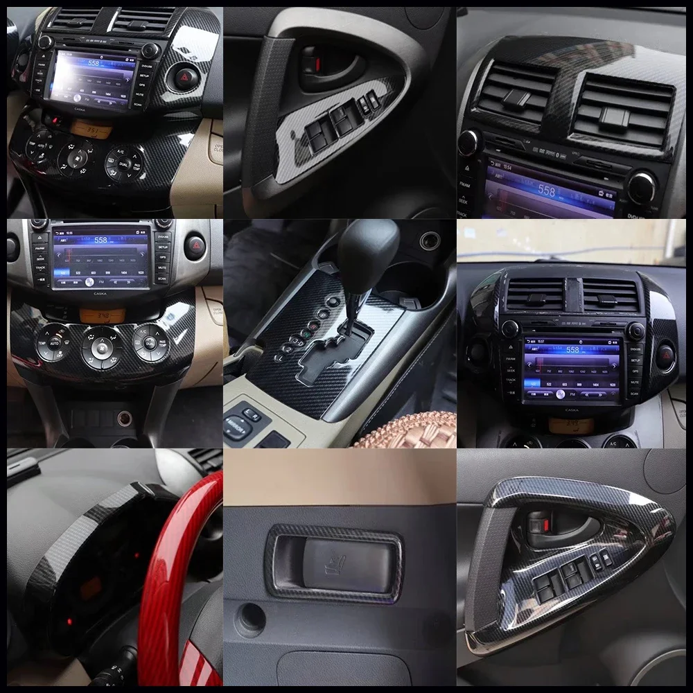 

For Toyota RAV4 2009 2010 2011 2012 Left Hand Drive Car Air Conditioner Gear Shift Cover Trim Instrument Styling Accessories