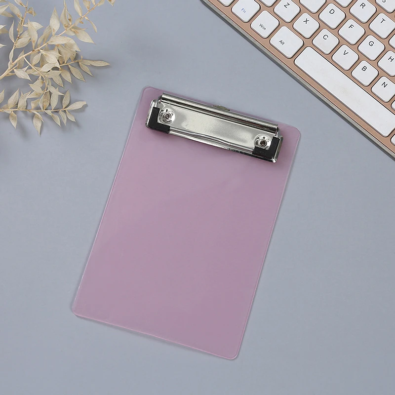 Simple A6 Bill Clipboard Memo Pad Clip Board Loose-leaf Notebook File Writing Pad Clamps Paper Holder Office School Supplies