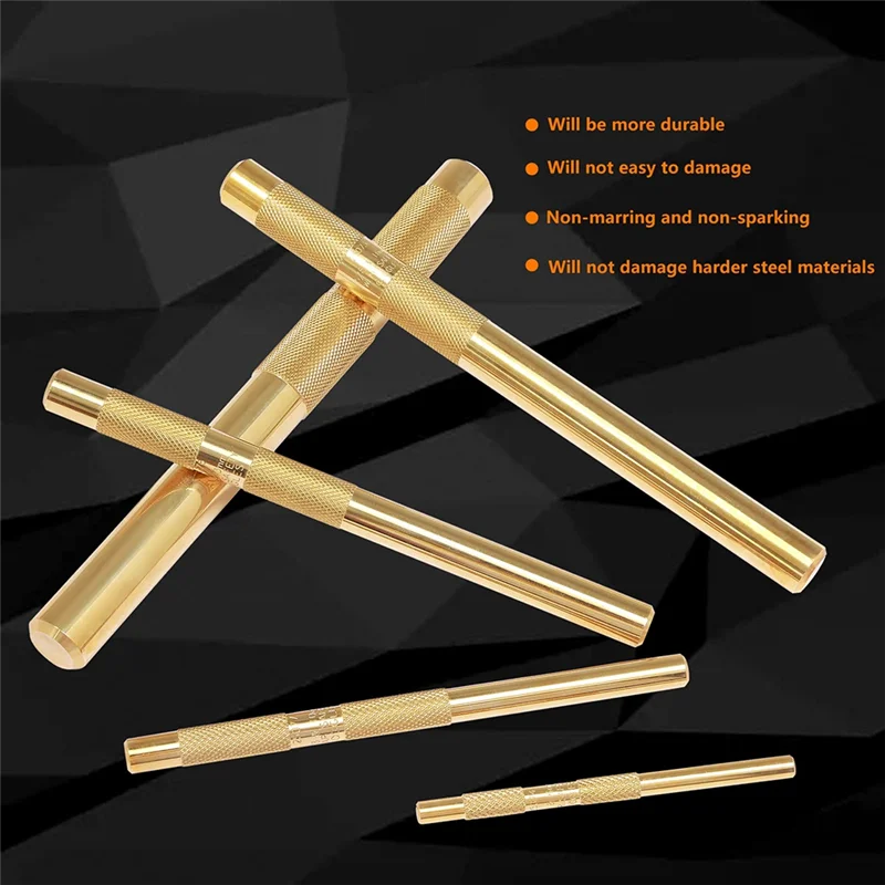 

【Hot Selling】Brass Drift Punch Set, 25075 25076 25077 Brass Punches