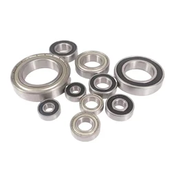 Inch Size Bearing ABEC1 ABEC3 Thin-wall Shielded Deep Groove Bearings R2ZZ R3ZZ R4ZZ R6ZZ R10ZZ R2-5ZZ R166 R155 R188 R168