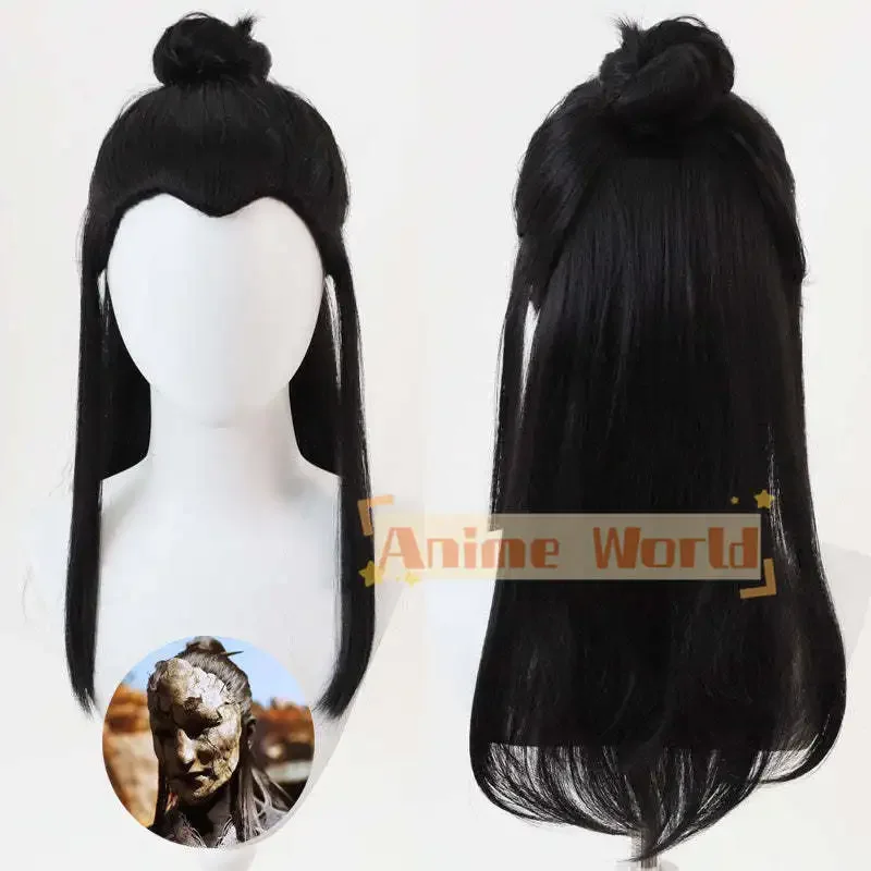 

Black Myth: Wukong Taoist Mi Mi Dao Ren Midaoren Cosplay Wig Synthetic Hair Heat Resistant Halloween Role Play Party