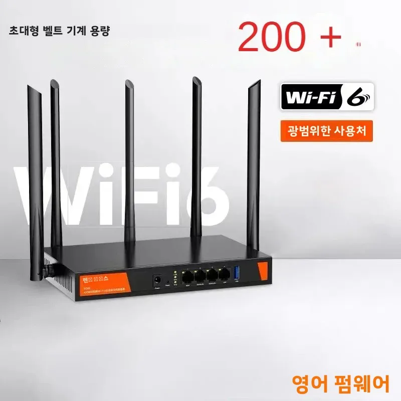 텐다 W30E AX3000 무선 엔터프라이즈 Wifi6 공유기 5G 지원, 사무실 인터넷 핫스팟, 카페, 대형 주택용, 최대 80명 Wi-Fi 사용자/200명 …