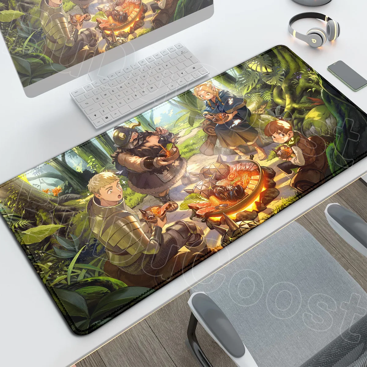 Large Laptop Non-slip Keyboard Mats Hot Delicious In Dungeon Anime Mouse Pad XXL Game Computer Cabinet Mouse Pads PC Accessories