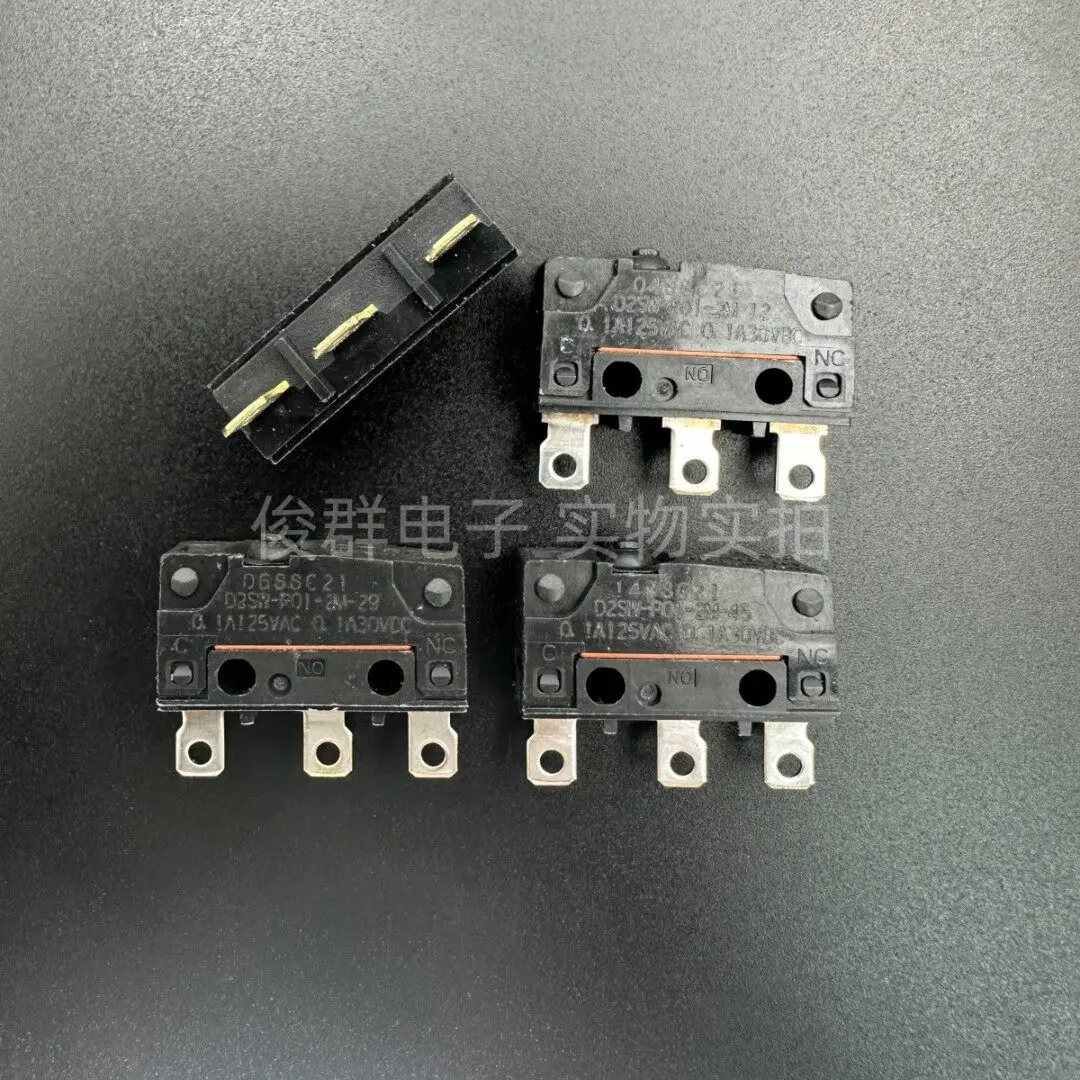 10pcs/ D2SW-P01-2M-12 micro switch waterproof sealing type detection reset button 0.1A