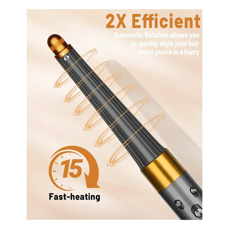 UNCL مرفق برميل طويل مخروطي لـ Dyson Airwrap HS01 HS05، 20 مم - 36 مم مكواة تجعيد تلقائية لتجعيد الشعر والموجات